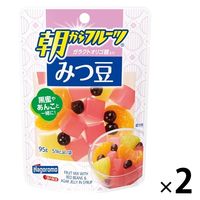 朝からフルーツ みつ豆 95g 1セット（2個）はごろもフーズ パウチ