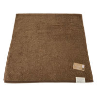 【洗うほどに膨らむタオル】日繊商工 ココチエナ2 バスタオル(ブラウン) CE18021BR 1箱(50枚入)（直送品）