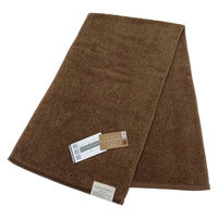【洗うほどに膨らむタオル】日繊商工 ココチエナ2 スリムバスタオル(ブラウン) CE10021BR 1箱(10枚入)（直送品）