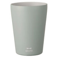 BRUNO（ブルーノ）セラミックコートタンブラー トール 450ml グリーン 保温保冷 BHK273-GR 1個