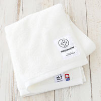 今治タオル フェイスタオル ロハコ限定 LOHACO lifestyle towel ホワイト（白） 洗面所 約34cm×75cm 1枚  オリジナル