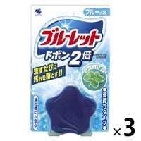 ブルーレット ドボン2倍 ブルーミントの香り 120g 1セット（1個×3） 小林製薬