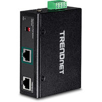 TRENDnet 産業用ギガビットUPoEスプリッター TI-SG104 1台（直送品）