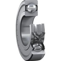 SKF 単列深溝玉軸受 軸受両端鋼板シールド C3すきま(すきま大) 内径45mmX外径100mmX幅25mm 6309-2Z/C3 1個（直送品）