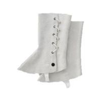 柏田製作所 柏田 牛床革ゴム掛け式足カバー F 790 1足 473-7165（直送品）