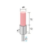 ナカニシ セラミックファイバーブラシ エンド型 φ6×15×軸φ3 仕上用 51129 1本 407-6505（直送品）