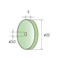 ナカニシ ダイヤホイールゴム砥石 3枚入 48213 1パック(3枚) 407-3773（直送品）