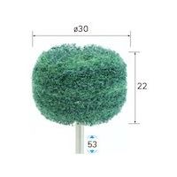 ナカニシ ファイバーサンダー 5本入 φ30×22×軸φ3 #400 48639 1パック(5本) 407-4488（直送品）