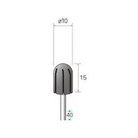 ナカニシ 専用ゴムホルダー 3本入 円筒先丸型 φ11mm用 軸3 49765 1パック(3本) 407-4465（直送品）