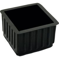 和気産業 WAKI イスキャップB黒角 BCー193 31MM 1個 334-2967（直送品）