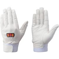 トンボ トンボレックス 牛革製手袋 ホワイト CS-701W M 1双 509-2235（直送品）