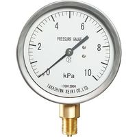 高島計器 高島 防滴形微圧計(A枠立型・φ75)圧力レンジ0.0~5KPa R3/8 MP2 A 75X5KPa 1個 531-8279（直送品）