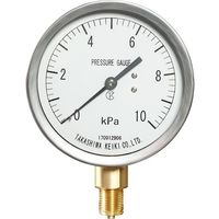 高島計器 高島 防滴形微圧計(A枠立型・φ100)圧力レンジ0.0~40KPa G3/8 2427240 1個 531-8107（直送品）