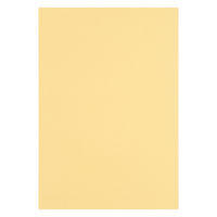 アスクル 色画用紙 クリーム 四つ切り 1袋(100枚入) オリジナル
