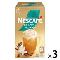 【スティックコーヒー】ネスレ日本 ネスカフェ ホイップタイム バニララテ 1セット（18本：6本入×3箱）