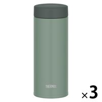 サーモス 真空断熱ケータイマグ 350ml リーフグリーン JON-351 LFG1セット（3個）