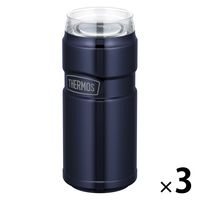 サーモス 保冷缶ホルダー ミッドナイトブルー ROD-0051 MDB 1セット（3個）