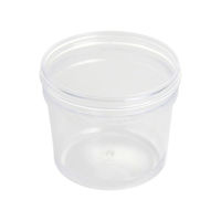 酒井容器 透明カップ セーフティ付 PK-350 本体 00377028 1ケース(240個(1個×240))（直送品）