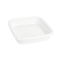 酒井容器 透明カップ エコロック K-300(切取タイプ)白 本体 00591763 1ケース(400個(1個×400))（直送品）