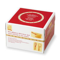 石渡 ケーキ箱 デコレーション箱 おいしいケーキ箱 赤色 150H 6号 08088 1ケース(50個)（直送品）