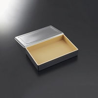 中央化学 折箱 WD-2 黒/茶F (ボ) 165704 1ケース(180個(20個×（直送品）