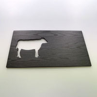 アクタ ワン折重 73×38 黒焼杉 牛窓共蓋 2000019398 1ケース(400個(50個×8))（直送品）