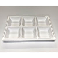 アクタ 折箱 ワン折90×62-6 ホワイト 底 400入(1P25) 2000021560 1ケース(400個(25個×16))（直送品）