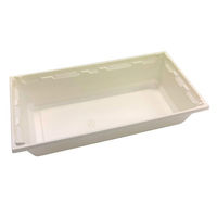 アクタ 弁当容器 ワン折重 PH73×38A CR 底 2000022297 1ケース(400個(50個×8))（直送品）