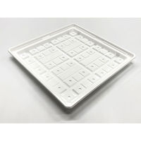 アクタ 折箱 ワン折90×90D ホワイト 底 200入(1P25) 2000022390 1ケース(200個(25個×8))（直送品）