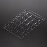 廣川 透明トレー KP-1 30086600 1ケース(3000個(500個×6))（直送品）