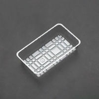 廣川 透明トレー 角トレー 45 30183000 1ケース(12000個(500個×24))（直送品）