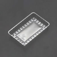 廣川 透明トレー 角トレー 48 大袋入り 30183200 1ケース(14000個(1個×14000))（直送品）