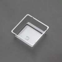 廣川 透明トレー 角トレー 117 大袋入り 30520700 1ケース(11200個(1個×11200))（直送品）