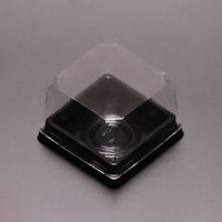 廣川 和菓子容器 MAK-7 本体(黒) 30739700 1ケース(4000個(100個×40))（直送品）