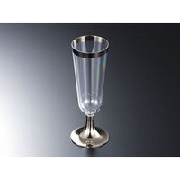 中央化学 グラス プラシルバー シャンパン (袋包装) 59857 1ケース(240個(6個×40))（直送品）