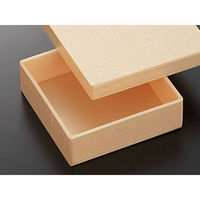 中央化学 ウッド容器 木目 4.5寸折 66936 1ケース(200個(10個×20))（直送品）