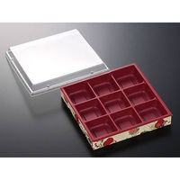 中央化学 折箱 CWH-角6.5-9 赤-鼓 (ト) 961979 1ケース(300個(20個×（直送品）