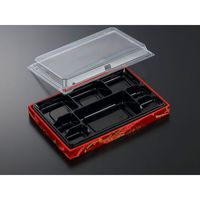 中央化学 折箱 CWA 27-17S 黒-ちぎり (ボ) 975649 1ケース(160個(20個×（直送品）