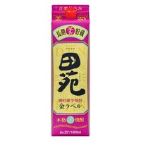 田苑酒造 田苑 芋焼酎 金ラベル 25度 1800ml パック 樽貯蔵 1本