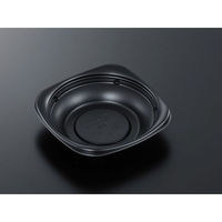 中央化学 軽食容器 CT 菜こまち 160 BK 身 259036 1袋(50個)（直送品）