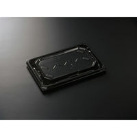 中央化学 寿司容器 BCF 宝台閣 8-2 黒-BK 身 20719 1袋(50個)（直送品）