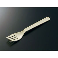 中央化学 使い捨てカトラリー FDフォーク 140 バラ 635920 1袋(100個)（直送品）