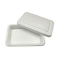 中央化学 弁当容器 5号 角丸折 共付 15701 1袋(50個)（直送品）