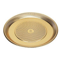 石渡 ケーキ箱 デコ箱用トレー マルデコトレー ゴールド 5号 130202 1ケース(100個)（直送品）