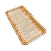 中央化学 発泡トレー DAT 27-15 木肌OR 391433 1ケース(600個(50個×12))（直送品）