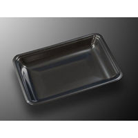 中央化学 発泡トレー CN 20-15E 黒-BK 336131 1袋(100個)（直送品）