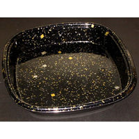 中央化学 寿司桶 HS 角桶 20 黒金箔-BK 身 346395 1ケース(240個(10個×24))（直送品）