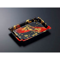 中央化学 刺身容器 CF かく鉢 24-16 竹霞R-BK 身 209213 1ケース(600個(50個×12))（直送品）