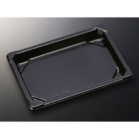 中央化学 CF 寿司容器 L1 黒-BL身 134882 1ケース(1200個(50個（直送品）