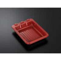 中央化学 オードブル容器 HS バット 20-26 LR-BK 身 944306 1ケース(400個(25個×16))（直送品）